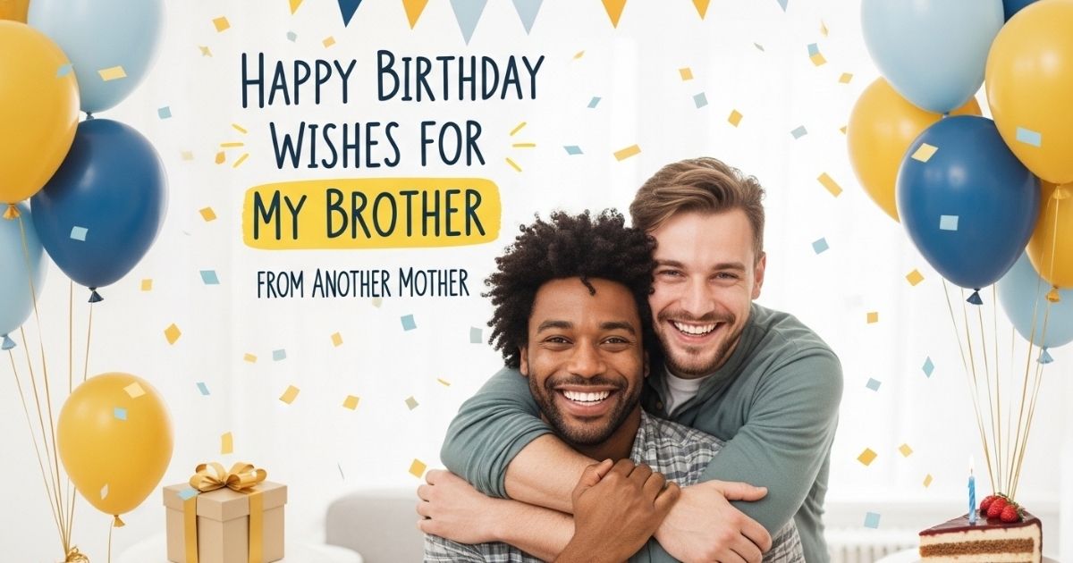 Happy Birthday Wishes for Brother from Another Mother