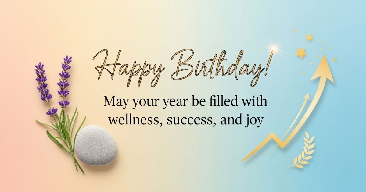 Inspirational Birthday Messages for Wellness and Success 🌟