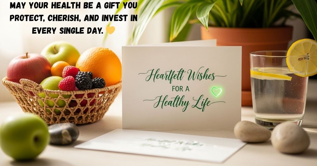 Heartfelt Wishes for a Healthy Life 💚