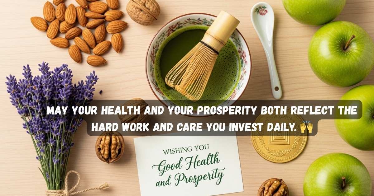 Wishing You Good Health and Prosperity